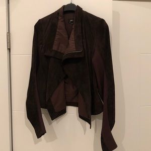 June Chocolate Suede Jacket
